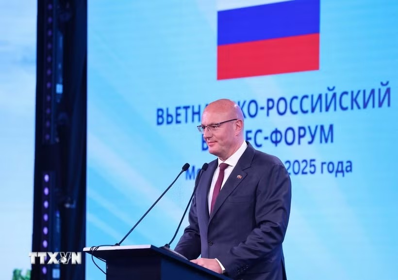 Phó Thủ tướng Nga Dmitry Chernyshenko. (Ảnh: Thống Nhất/TTXVN) Phó Thủ tướng Nga Dmitry Chernyshenko. (Ảnh: Thống Nhất/TTXVN)