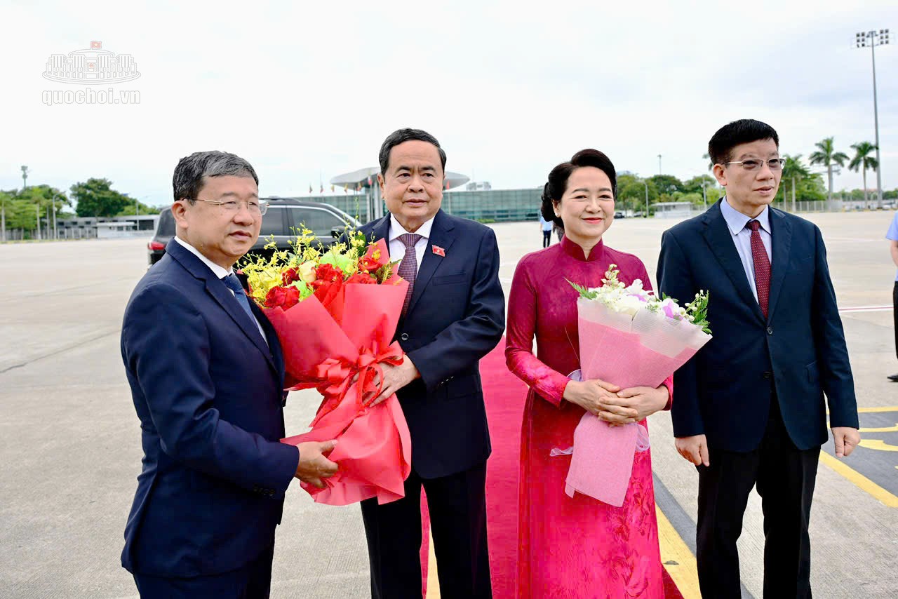 Chủ tịch Quốc hội Trần Thanh Mẫn lên đường thăm chính thức Hàn Quốc và Mông Cổ