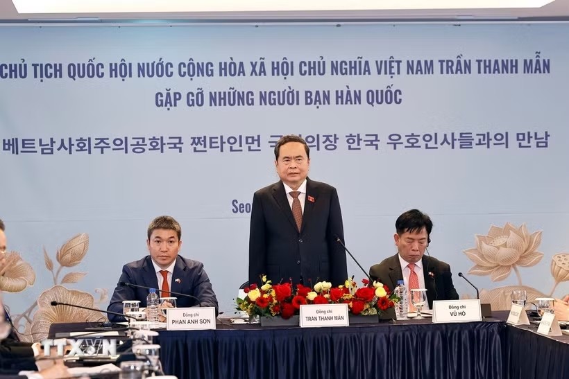Chủ tịch Quốc hội: Thúc đẩy hoạt động hợp tác kinh tế, văn hóa Việt Nam-Hàn Quốc