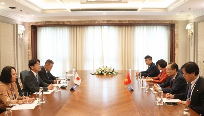 A view of the meeting between Politburo member and Minister of Foreign Affairs Le Hoai Trung and Governor of Nara prefecture Yamashita Makoto in Hue city on September 6, 2026. (Photo: VNA) A view of the meeting between Politburo member and Minister of Foreign Affairs Le Hoai Trung and Governor of Nara prefecture Yamashita Makoto in Hue city on September 6, 2026. (Photo: VNA)