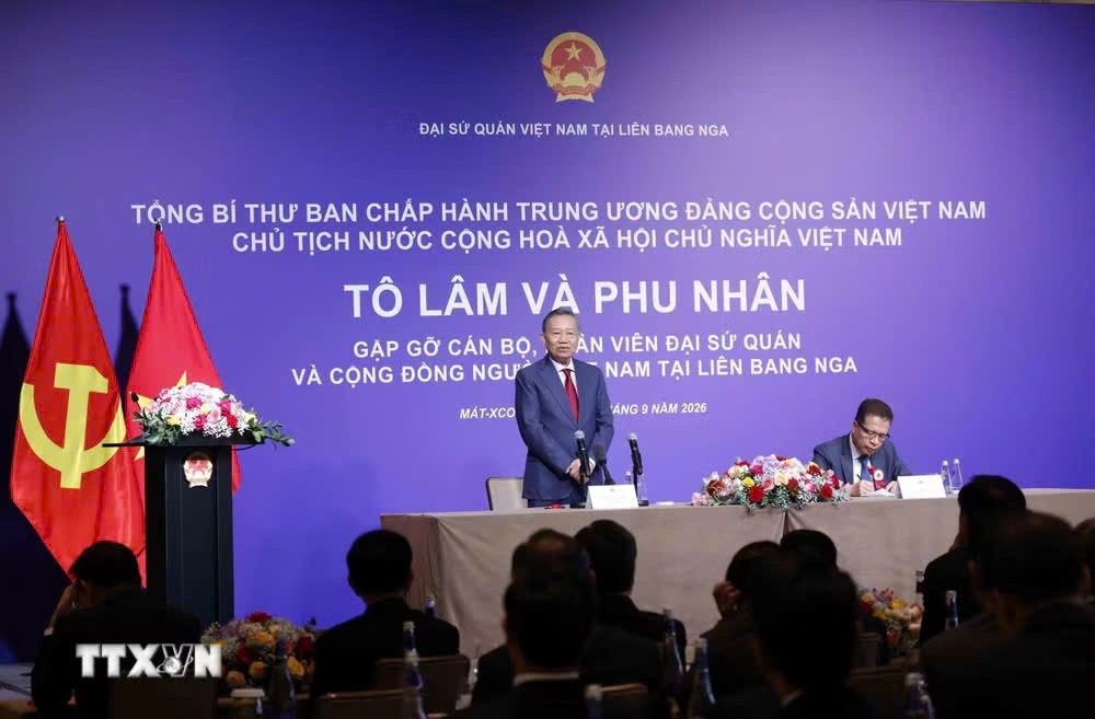 Tổng Bí thư, Chủ tịch nước mong doanh nhân người Việt tại Nga tiếp tục là hạt nhân thúc đẩy hợp tác hai nước Tổng Bí thư, Chủ tịch nước mong doanh nhân người Việt tại Nga tiếp tục là hạt nhân thúc đẩy hợp tác hai nước