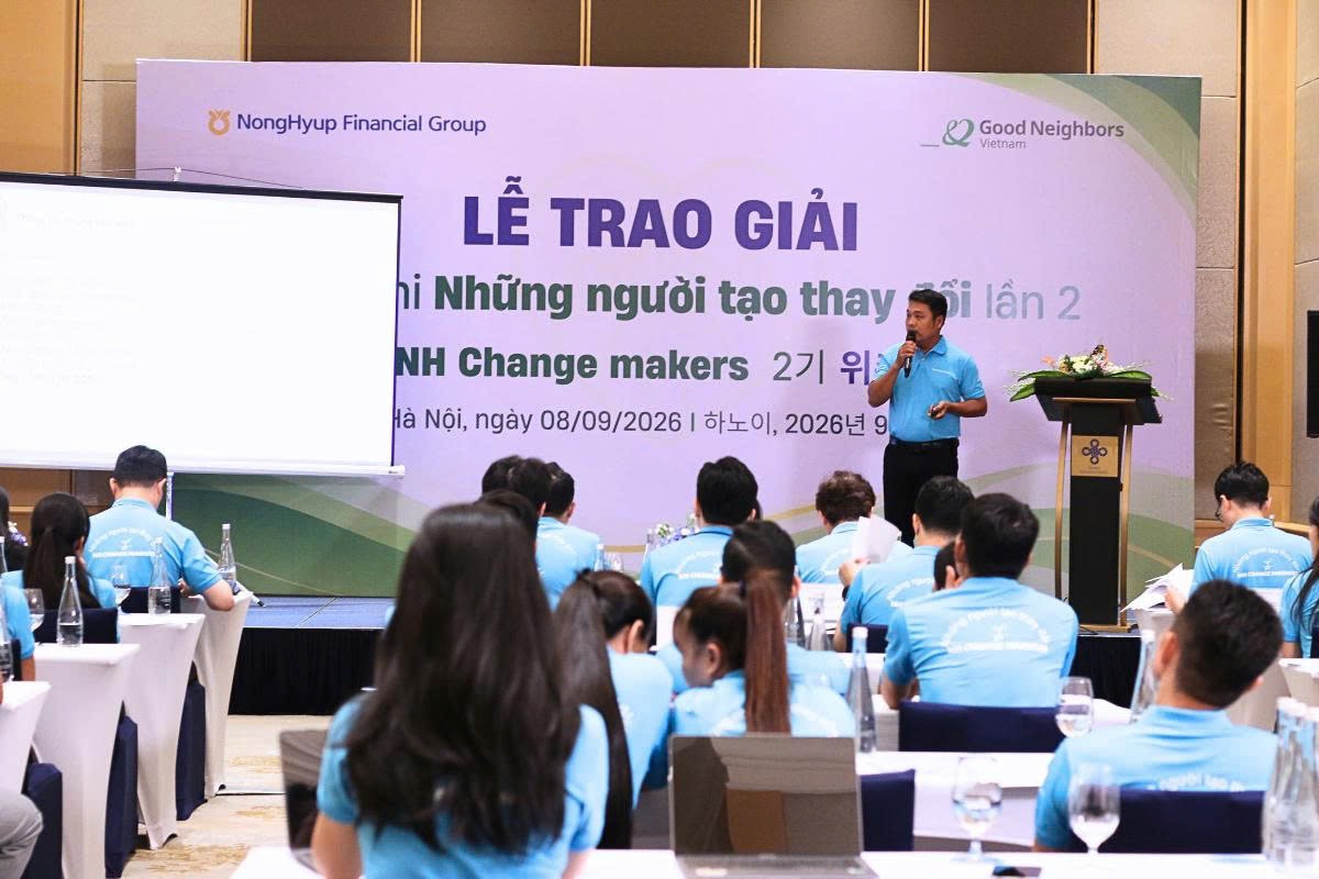 GNI trao giải Vòng 1 cuộc thi “Những người tạo thay đổi” mùa 2