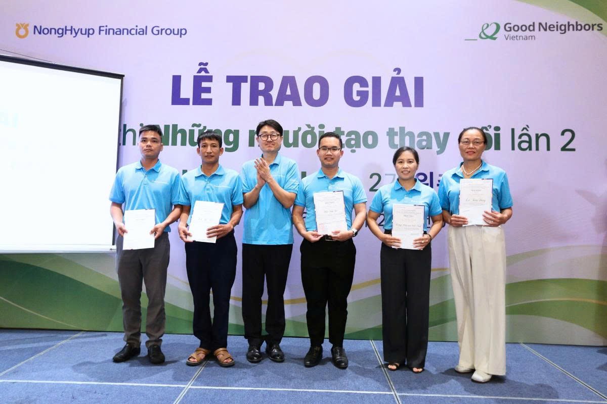 GNI trao giải Vòng 1 cuộc thi “Những người tạo thay đổi” mùa 2