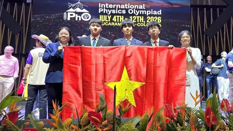 The Viet Nam team participating in the 2026 International Physics Olympiad. (Photo: Ministry of Education and Training) The Viet Nam team participating in the 2026 International Physics Olympiad. (Photo: Ministry of Education and Training)