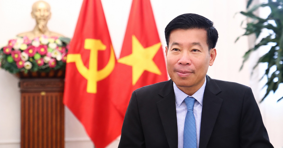 Thứ trưởng Bộ Ngoại giao Nguyễn Mạnh Cường trả lời phỏng vấn báo chí - Ảnh: BNG Thứ trưởng Bộ Ngoại giao Nguyễn Mạnh Cường trả lời phỏng vấn báo chí - Ảnh: BNG