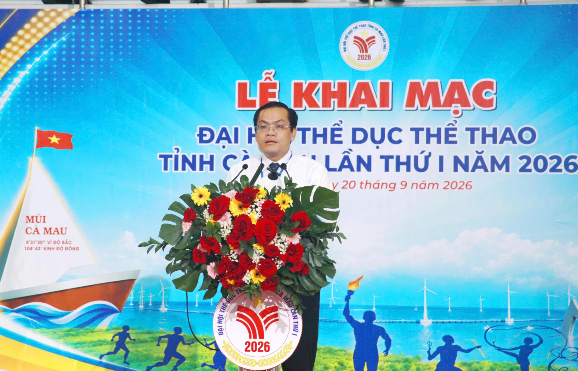 Cà Mau khai mạc Đại hội Thể dục thể thao tỉnh lần thứ I năm 2026 Cà Mau khai mạc Đại hội Thể dục thể thao tỉnh lần thứ I năm 2026