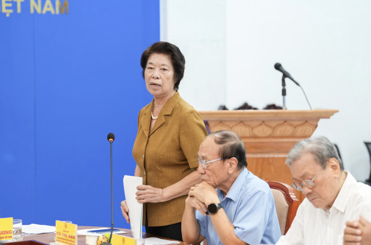Nguyên Chủ tịch Tổng LĐLĐVN Cù Thị Hậu. (Ảnh: T.L) Nguyên Chủ tịch Tổng LĐLĐVN Cù Thị Hậu. (Ảnh: T.L)