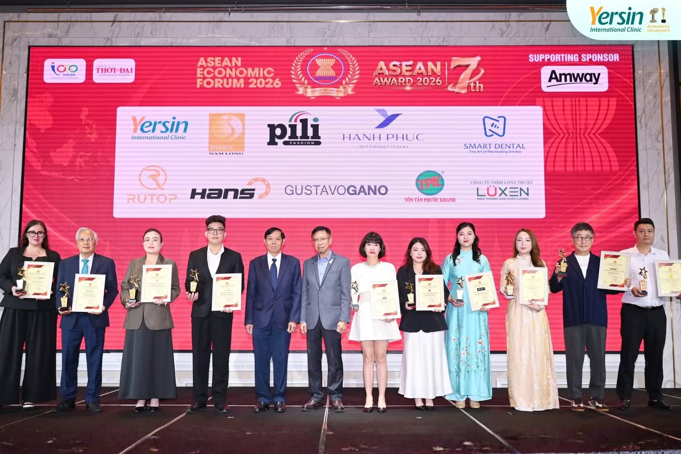 Phòng khám Đa khoa Quốc tế Yersin ghi dấu ấn với 3 danh hiệu tại ASEAN Award 2026 Phòng khám Đa khoa Quốc tế Yersin ghi dấu ấn với 3 danh hiệu tại ASEAN Award 2026