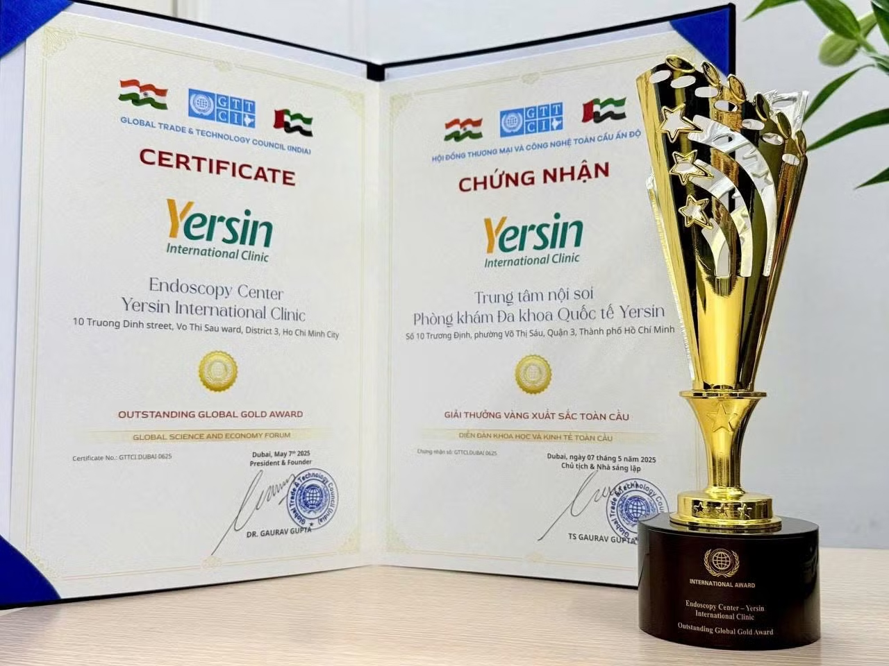 Phòng khám Đa khoa Quốc tế Yersin ghi dấu ấn với 3 danh hiệu tại ASEAN Award 2026 Phòng khám Đa khoa Quốc tế Yersin ghi dấu ấn với 3 danh hiệu tại ASEAN Award 2026