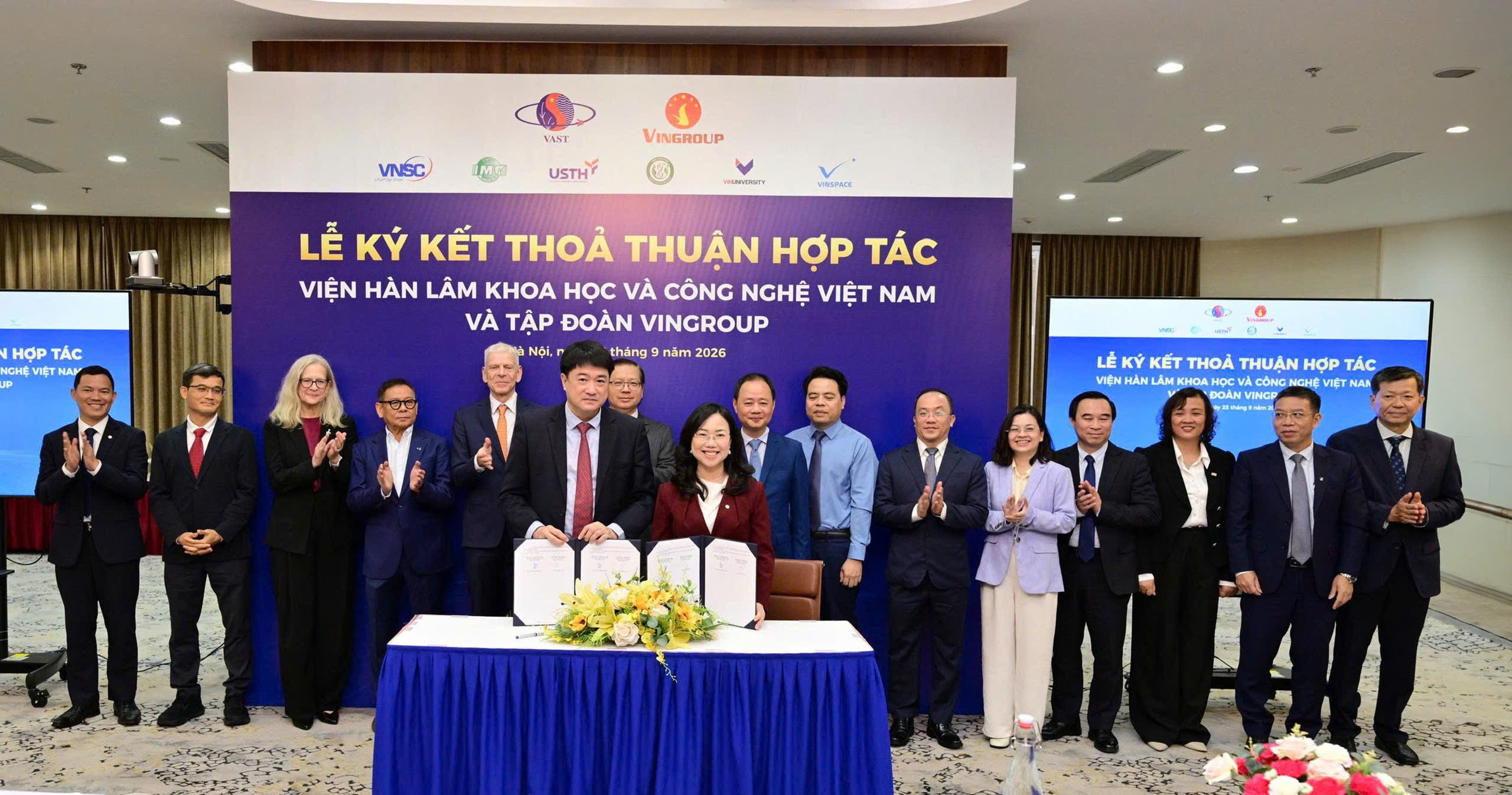 Vingroup và Viện Hàn lâm Khoa học và Công nghệ Việt Nam hợp tác phát triển công nghệ mũi nhọn Vingroup và Viện Hàn lâm Khoa học và Công nghệ Việt Nam hợp tác phát triển công nghệ mũi nhọn