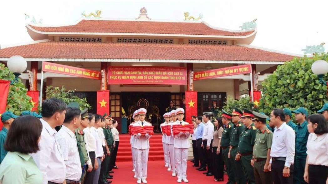 អាជ្ញាធរមូលដ្ឋានកំពុង​ប្រគល់អដ្ឋិធាតុយុទ្ធជនពលី ដើម្បីបម្រើការធ្វើកោសល្យវិច័យ ADN