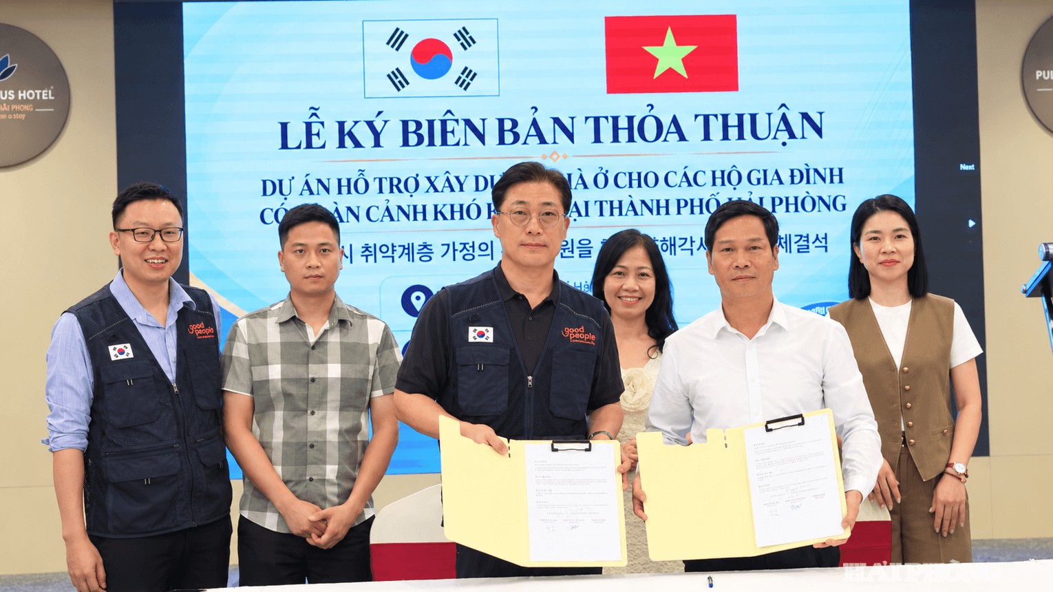 Good People International viện trợ xây nhà cho 15 hộ khó khăn tại Hải Phòng