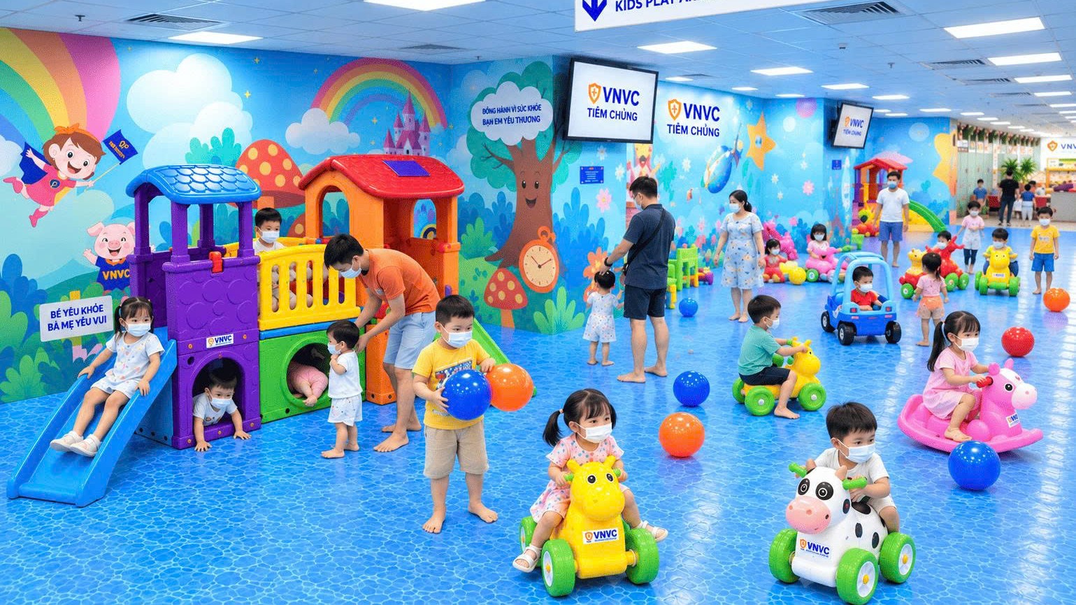 25.000 trẻ được tiêm vắc xin tay chân miệng tại VNVC trong 5 ngày đầu ra mắt