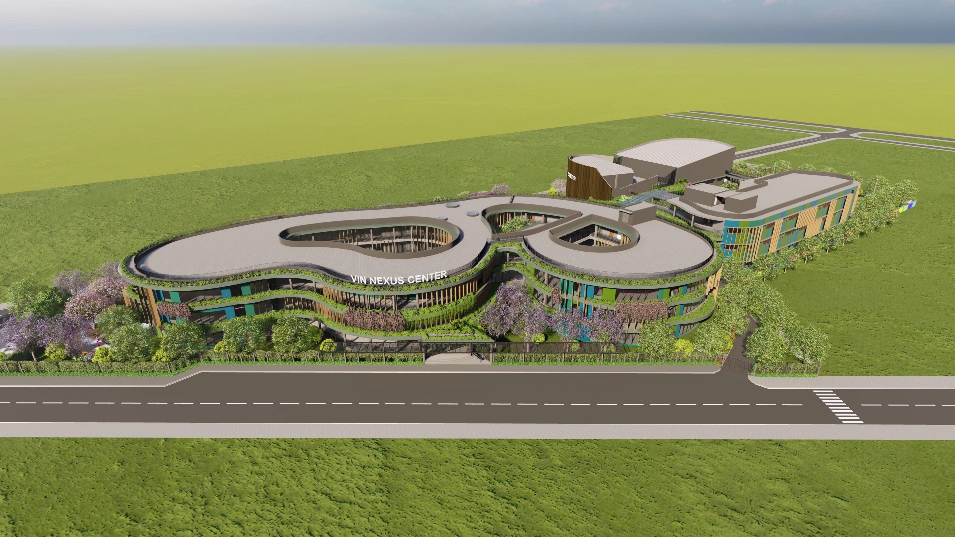 Vin Nexus Center: Trường học hạnh phúc hình trái tim và những gam màu rất “lạ” Vin Nexus Center: Trường học hạnh phúc hình trái tim và những gam màu rất “lạ”
