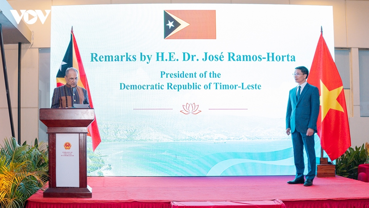 Timor-Leste President José Ramos-Horta hails Vietnam as a trusted partner at a ceremony marking Vietnam's 81st National Day in capital Dili on September 29, 2026
