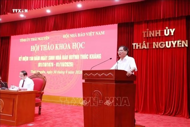 Hội thảo thu hút 12 bài tham luận từ các đại biểu. Ảnh: Vũ Hoàng Giang/TTXVN