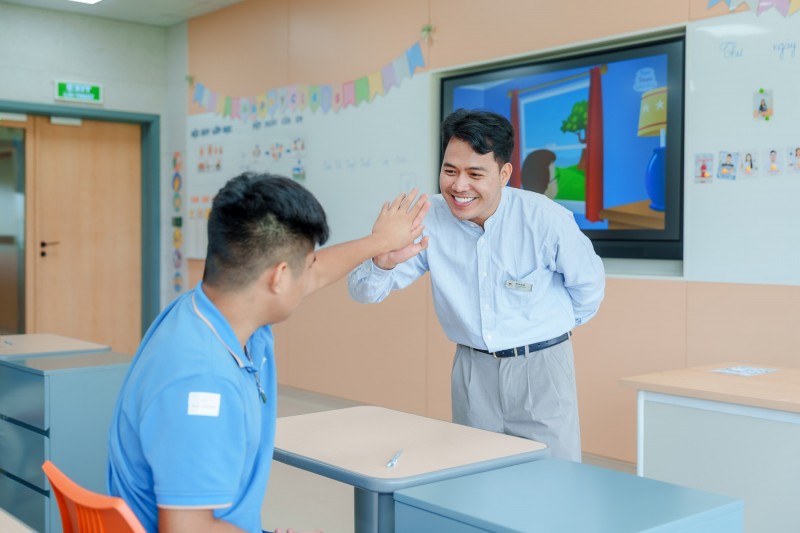 Vin Nexus Center: Ngôi trường mang màu những đám mây ban mai Vin Nexus Center: Ngôi trường mang màu những đám mây ban mai