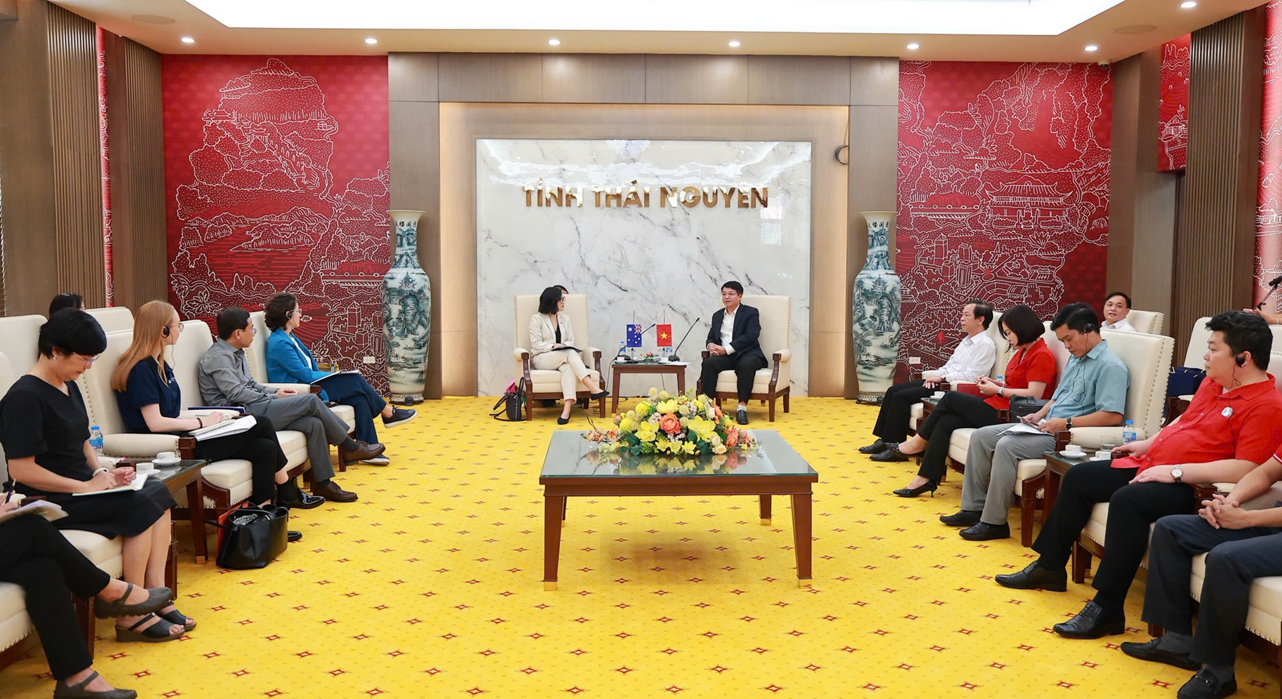 Thái Nguyên đề nghị Australia, UNDP hỗ trợ cảnh báo sớm, phục hồi sinh kế sau thiên tai Thái Nguyên đề nghị Australia, UNDP hỗ trợ cảnh báo sớm, phục hồi sinh kế sau thiên tai