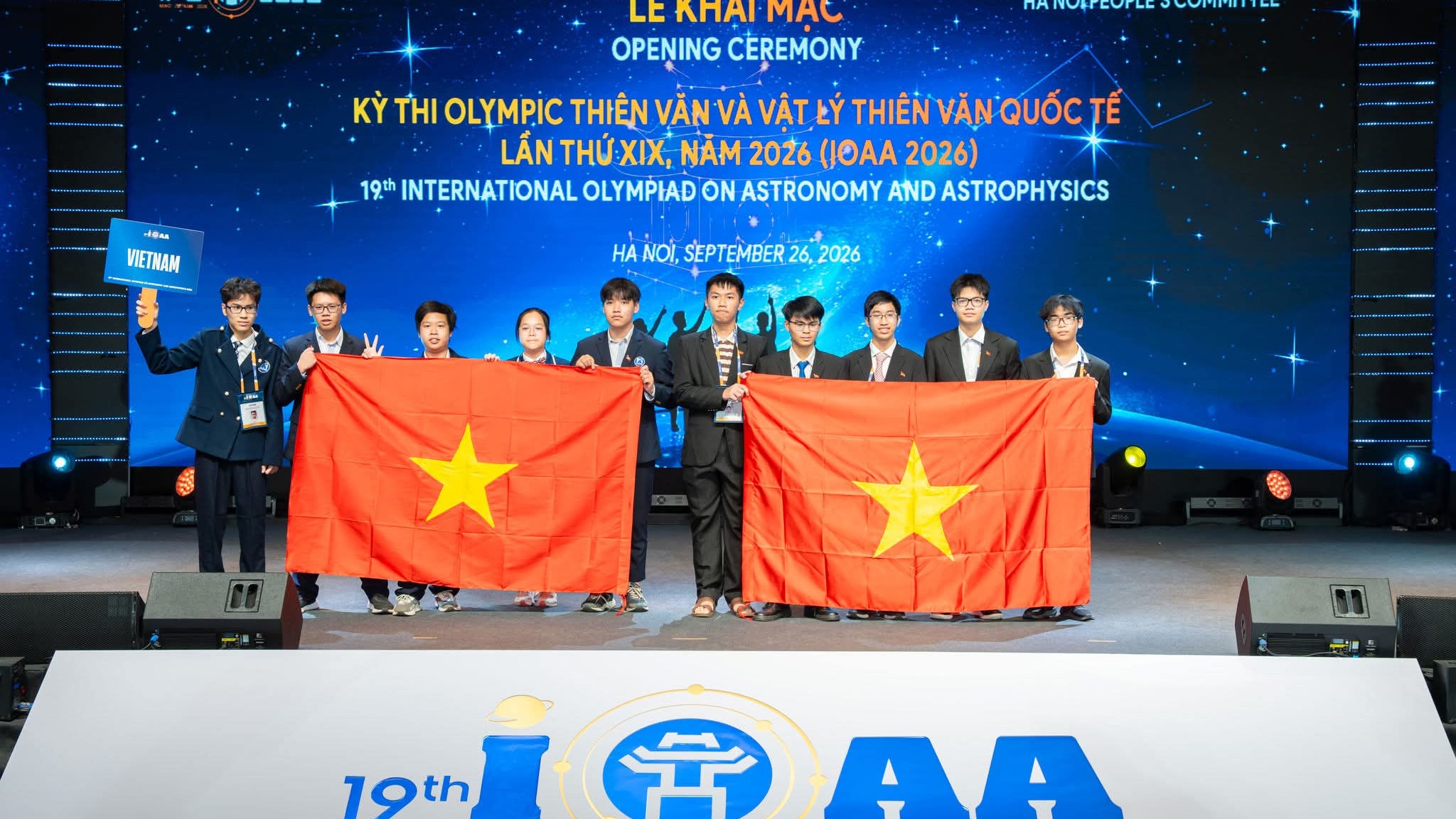 Сборная Вьетнама завоевала 10 медалей на IOAA 2026 года