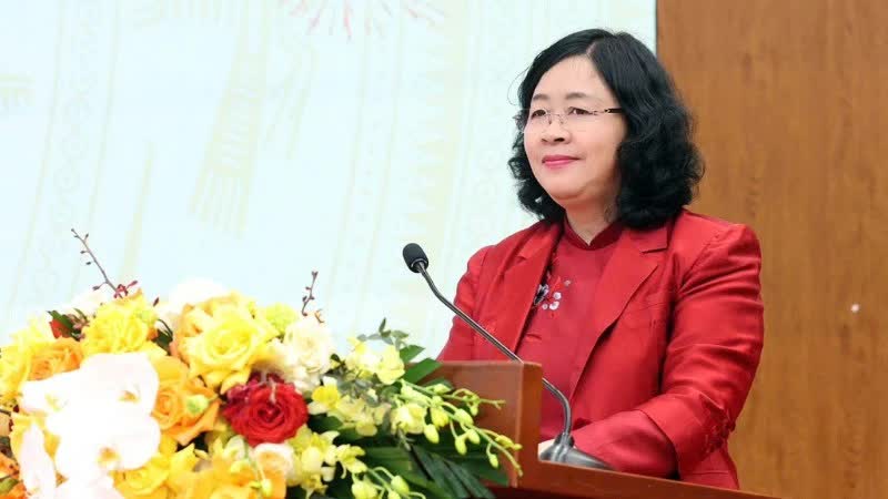 Đồng chí Bùi Thị Minh Hoài. (Ảnh: Ủy ban Trung ương Mặt trận Tổ quốc Việt Nam cung cấp) Đồng chí Bùi Thị Minh Hoài. (Ảnh: Ủy ban Trung ương Mặt trận Tổ quốc Việt Nam cung cấp)