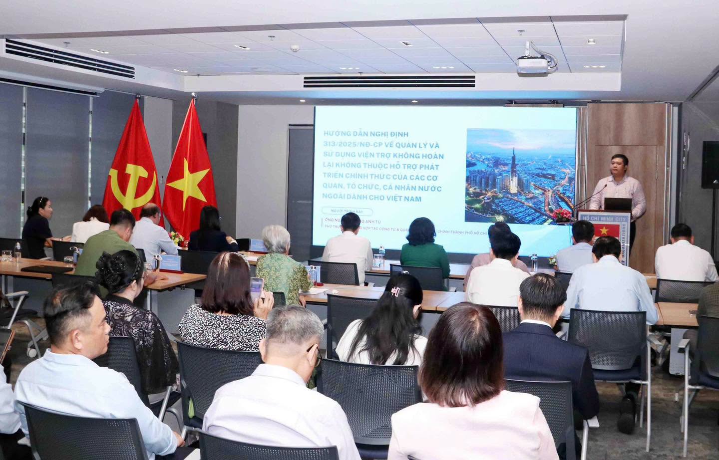 Hội nghị công tác đối ngoại nhân dân năm 2026 (Ảnh: Liên hiệp các tổ chức hữu nghị TP.HCM)