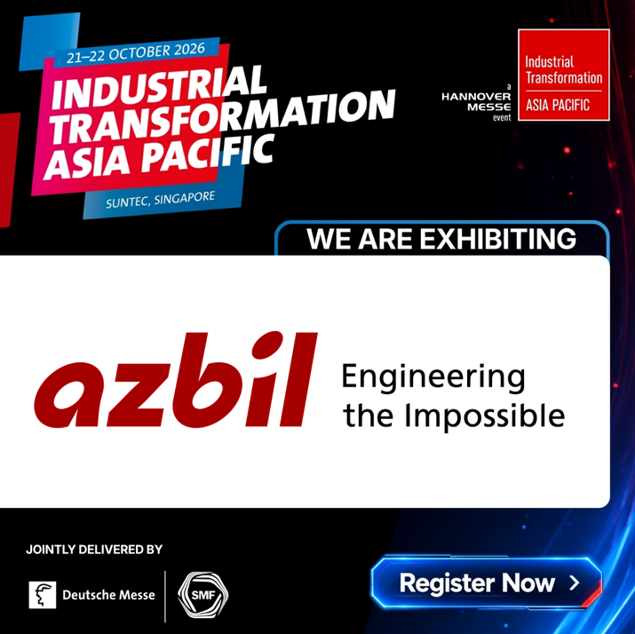 Azbil giới thiệu các giải pháp tự động hóa tại Industrial Transformation ASIA-PACIFIC 2026 Azbil giới thiệu các giải pháp tự động hóa tại Industrial Transformation ASIA-PACIFIC 2026
