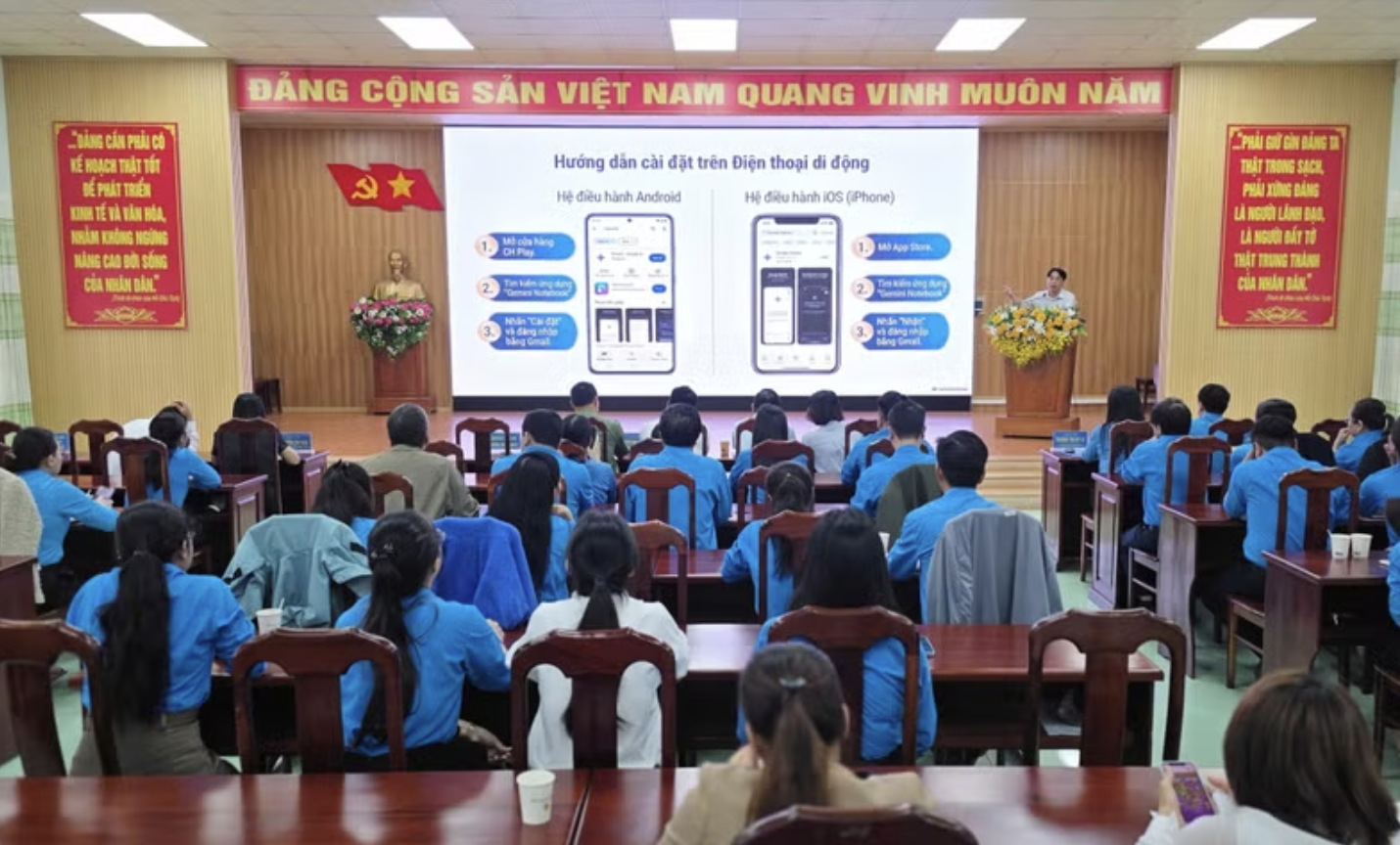 Mô hình trợ lý ảo AI sẽ tạo thêm kênh để đoàn viên, người lao động tra cứu thông tin, tiếp cận tư vấn pháp luật và nhận hỗ trợ trực tuyến. (Ảnh: T.L)