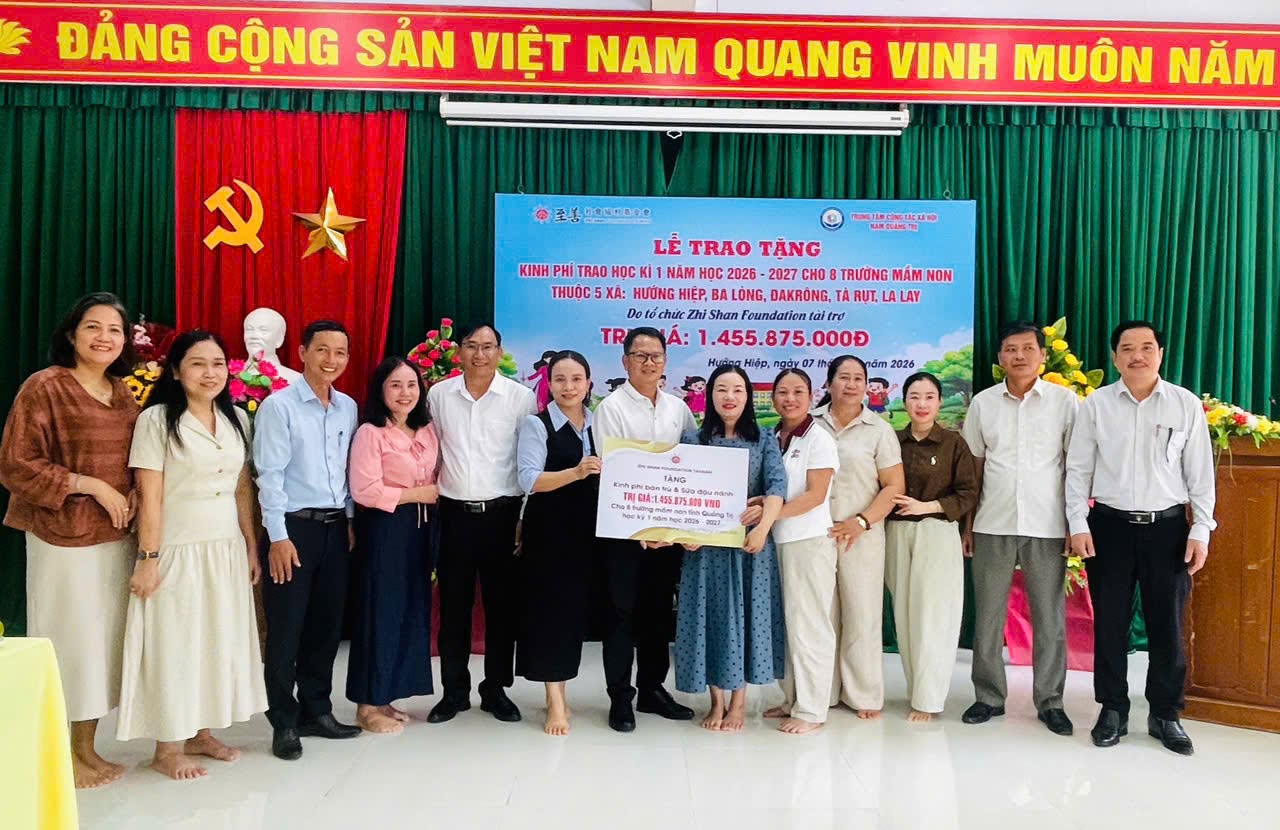 Zhi Shan Foundation provides nearly VND 1.46 billion to support school meals during the first semester of the 2026-2027 school year. (Photo: Zhi Shan Foundation) Zhi Shan Foundation provides nearly VND 1.46 billion to support school meals during the first semester of the 2026-2027 school year. (Photo: Zhi Shan Foundation)