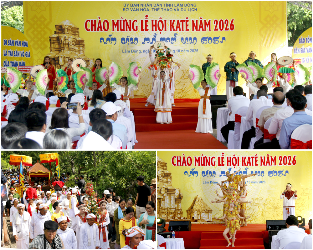 Lễ hội Katê năm 2026 tại Lâm Đồng: Lan tỏa giá trị văn hóa Chăm