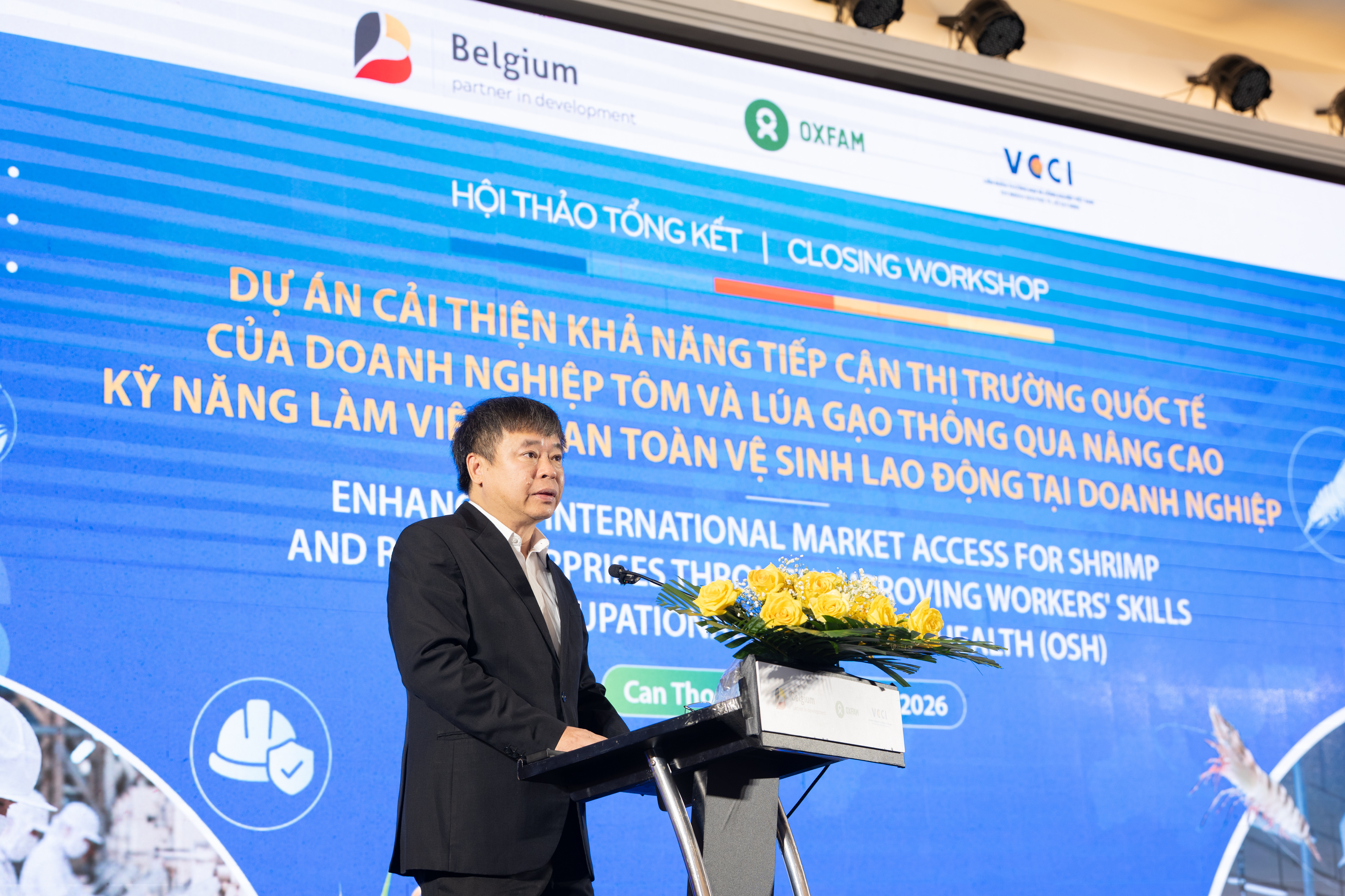 Trần Ngọc Liêm – Phó Tổng thư ký VCCI - Giám đốc VCCI-HCM phát biểu khai mạc Trần Ngọc Liêm – Phó Tổng thư ký VCCI - Giám đốc VCCI-HCM phát biểu khai mạc