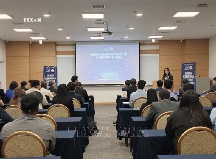 Overview of the 5th International Conference on Intelligence of Things. (Photo: VNA) Overview of the 5th International Conference on Intelligence of Things. (Photo: VNA)