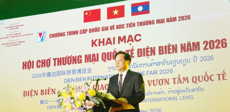 Hội chợ Thương mại quốc tế Điện Biên 2026: Mở cơ hội giao thương với Lào, Trung Quốc Hội chợ Thương mại quốc tế Điện Biên 2026: Mở cơ hội giao thương với Lào, Trung Quốc