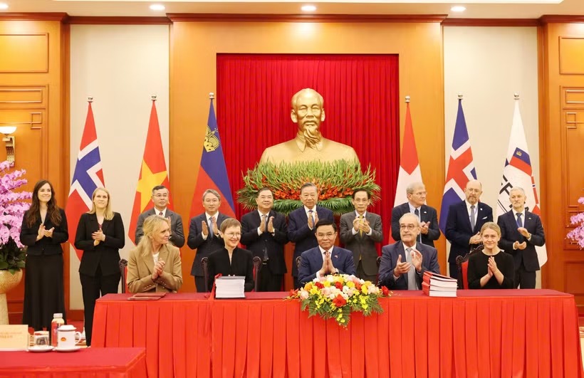 Chính thức ký kết Hiệp định Thương mại Tự do Việt Nam-EFTA Chính thức ký kết Hiệp định Thương mại Tự do Việt Nam-EFTA