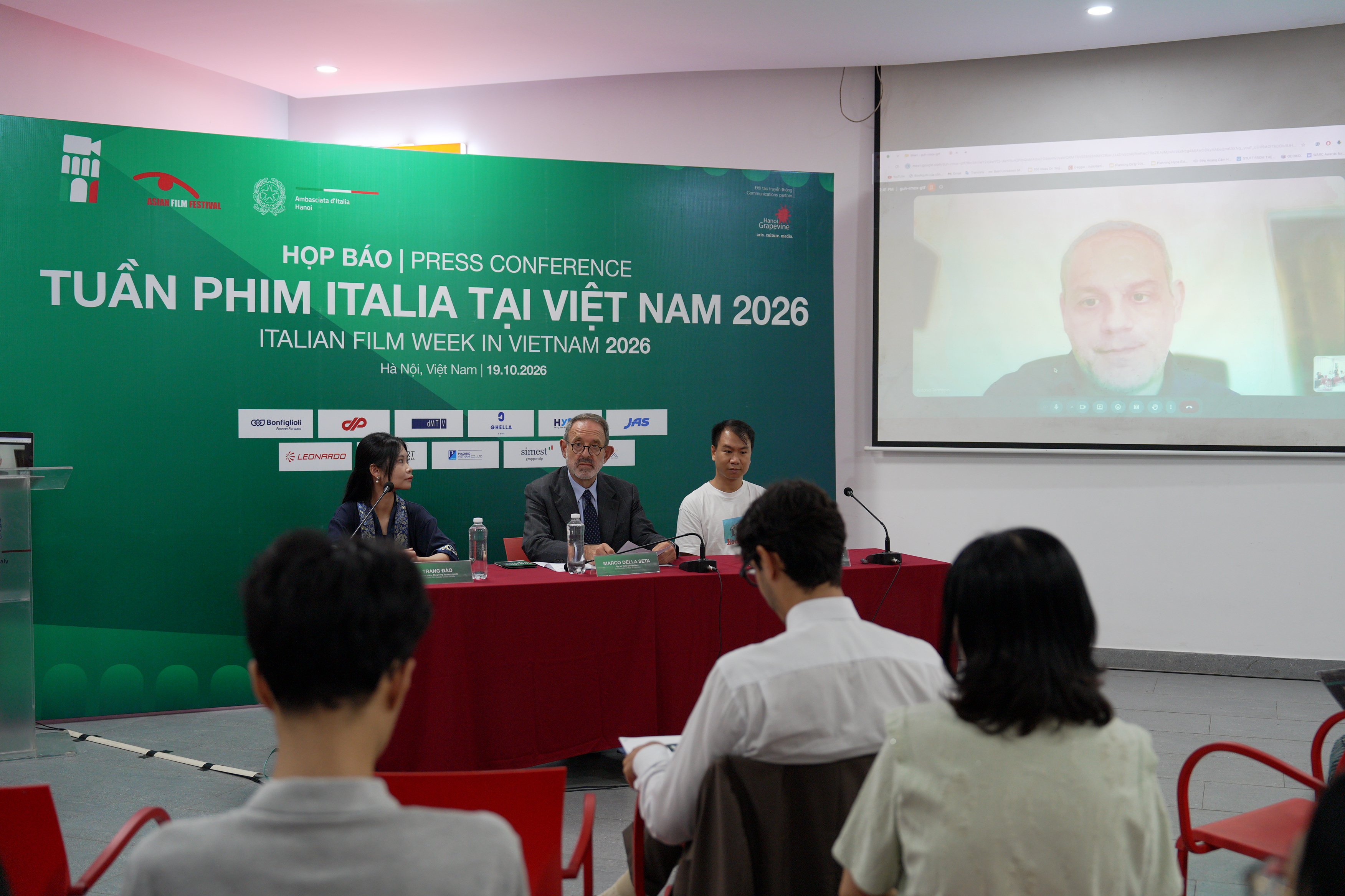 Họp báo giới thiệu Tuần phim Italy tại Việt Nam 2026. (Ảnh: BTC) Họp báo giới thiệu Tuần phim Italy tại Việt Nam 2026. (Ảnh: BTC)