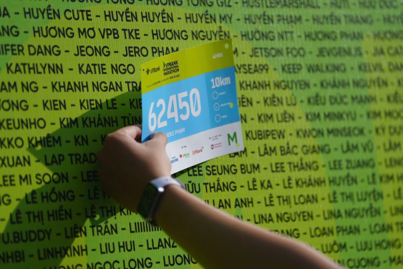Bib chạy VPIM 2026. Bib chạy VPIM 2026.