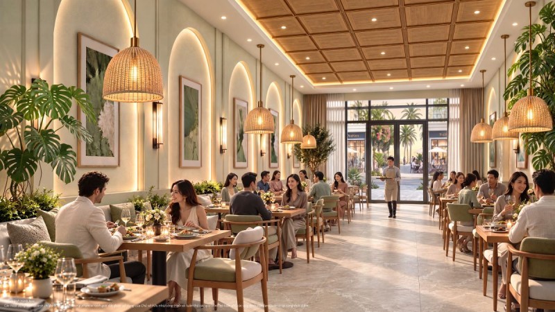 Tầng 1 của căn liền kề 60 m2 lý tưởng để triển khai các mô hình kinh doanh tại gia.