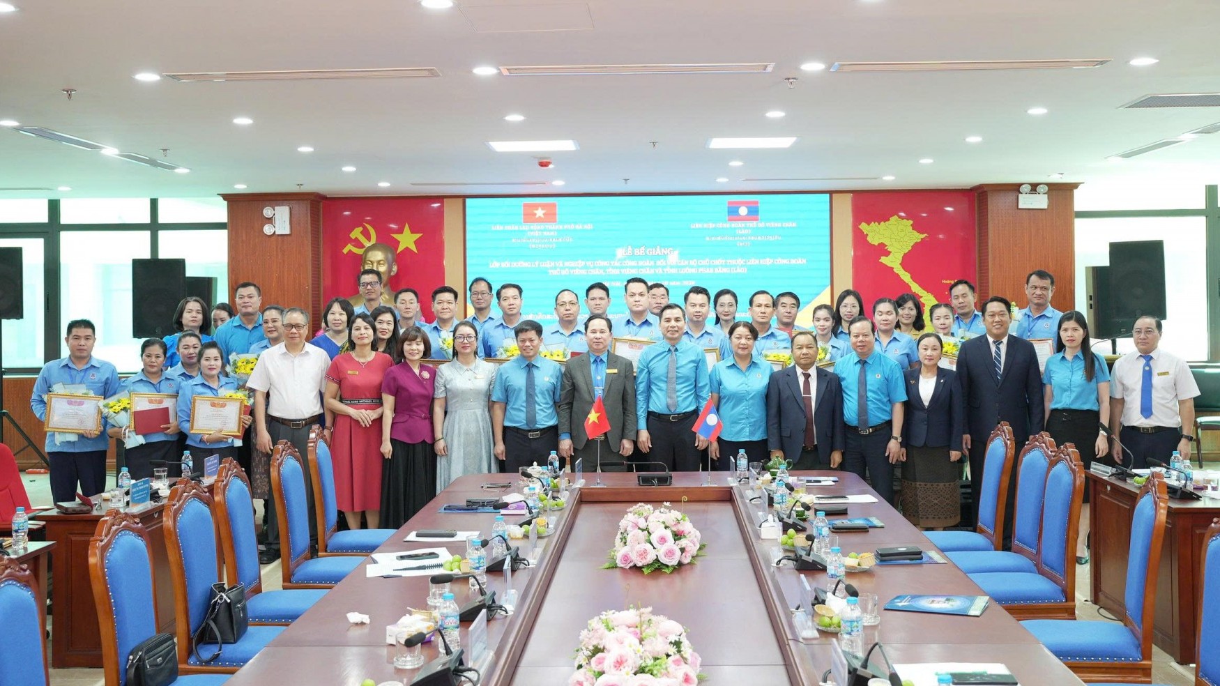 Đào tạo cán bộ Công đoàn Lào: Chú trọng nâng cao năng lực từ thực tiễn