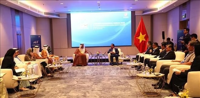 Quang cảnh buổi tiếp.