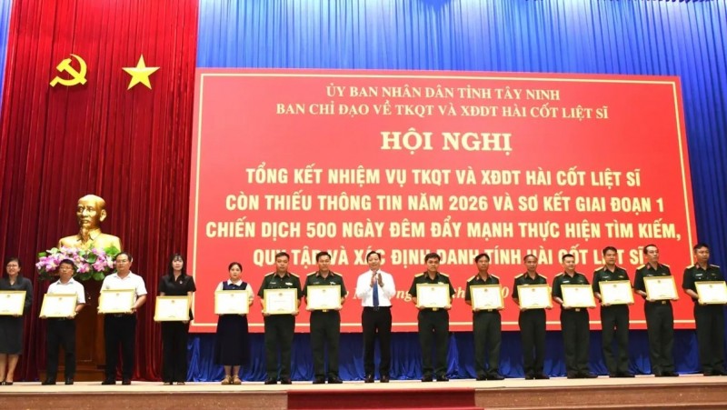 ខេត្ត Tay Ninh ខិតខំសម្រេចការសន្និដ្ឋានលើព័ត៌មានយុទ្ធជនពលី និងផ្នូរយុទ្ធជនពលីឱ្យបាន ១០០%