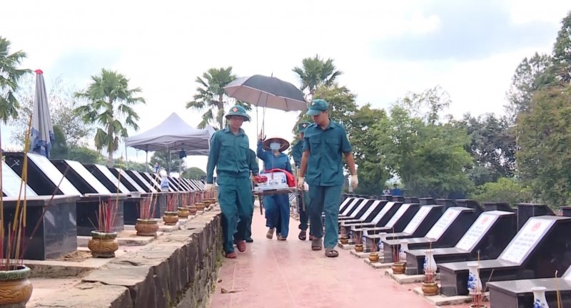ខេត្ត Dong Nai ប្រមូលផ្តុំអដ្ឋិធាតុយុទ្ធជនពលីចំនួន ១២០ នៅកម្ពុជា