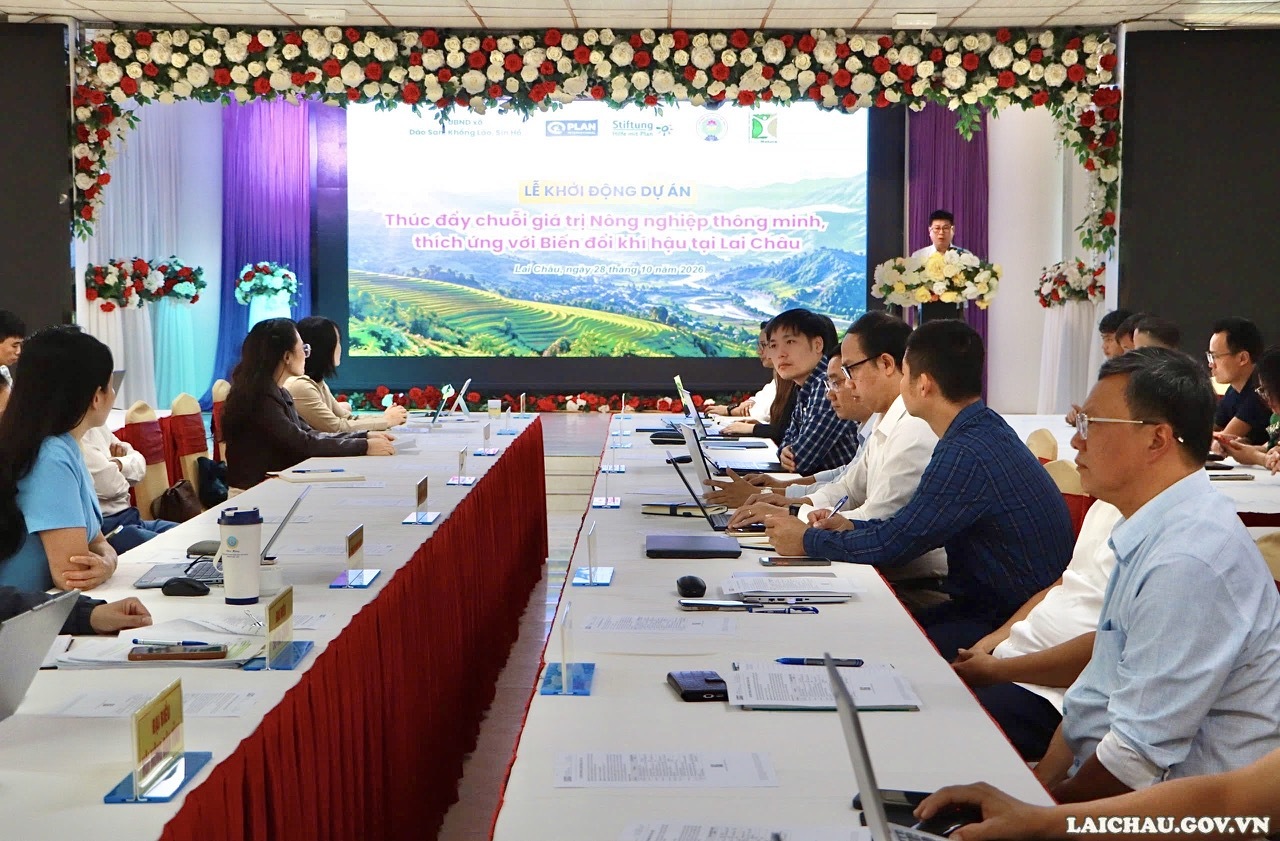 Plan International khởi động dự án thúc đẩy chuỗi giá trị nông nghiệp thông minh tại Lai Châu