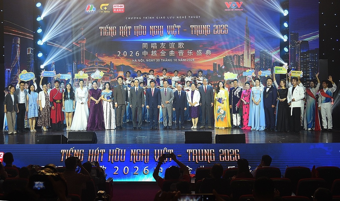 Tiếng hát Hữu nghị Việt - Trung 2026: nhịp cầu kết nối văn hóa, gắn kết hai dân tộc Tiếng hát Hữu nghị Việt - Trung 2026: nhịp cầu kết nối văn hóa, gắn kết hai dân tộc