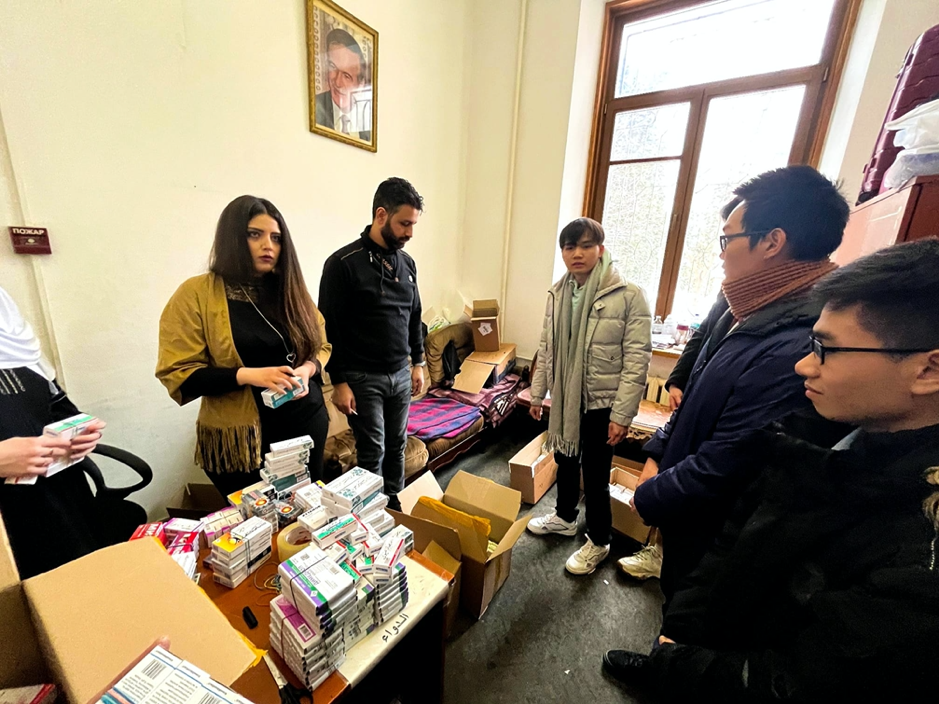 Вьетнамские студенты в РФ сделали пожертвования в поддержку пострадавших от землетрясения Сирии