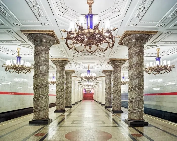 Красота странций метрополитена России