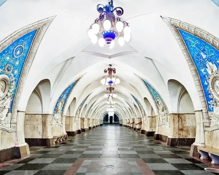 Красота странций метрополитена России