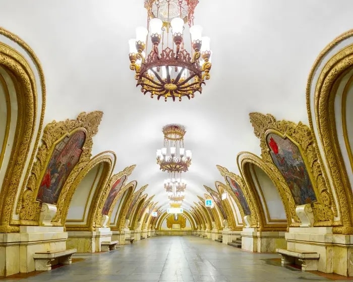 Красота странций метрополитена России