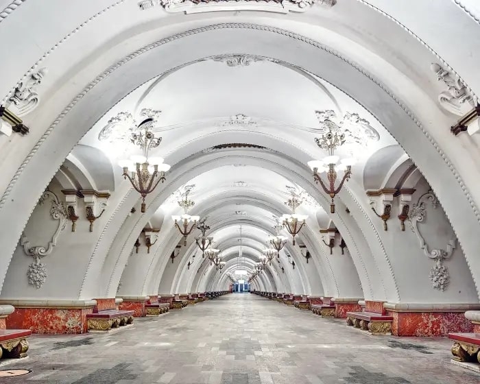 Красота странций метрополитена России