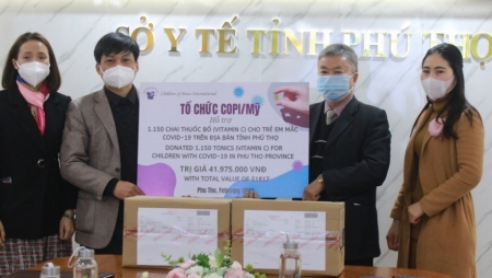 COPI поддерживает детей  провинции Футхо,зараженных   COVID-19