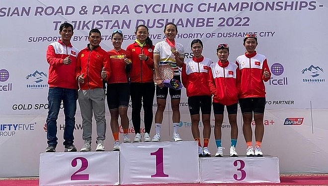 Вьетнамская велосипедистка во второй раз выиграла чемпионат Азии