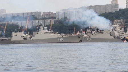 Два ракетных фрегата ВМФ Республики Вьетнама прибыли во Владивосток